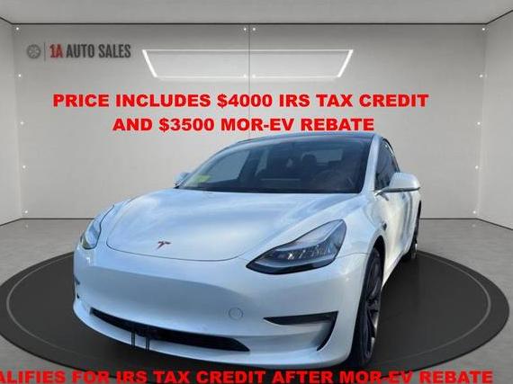 TESLA MODEL 3 2020 5YJ3E1EC5LF603216 image
